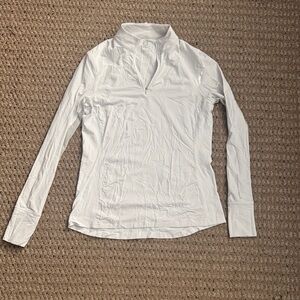 Noble Outfitters Classic White Sun Shirt  Long Sleeve Women's Top